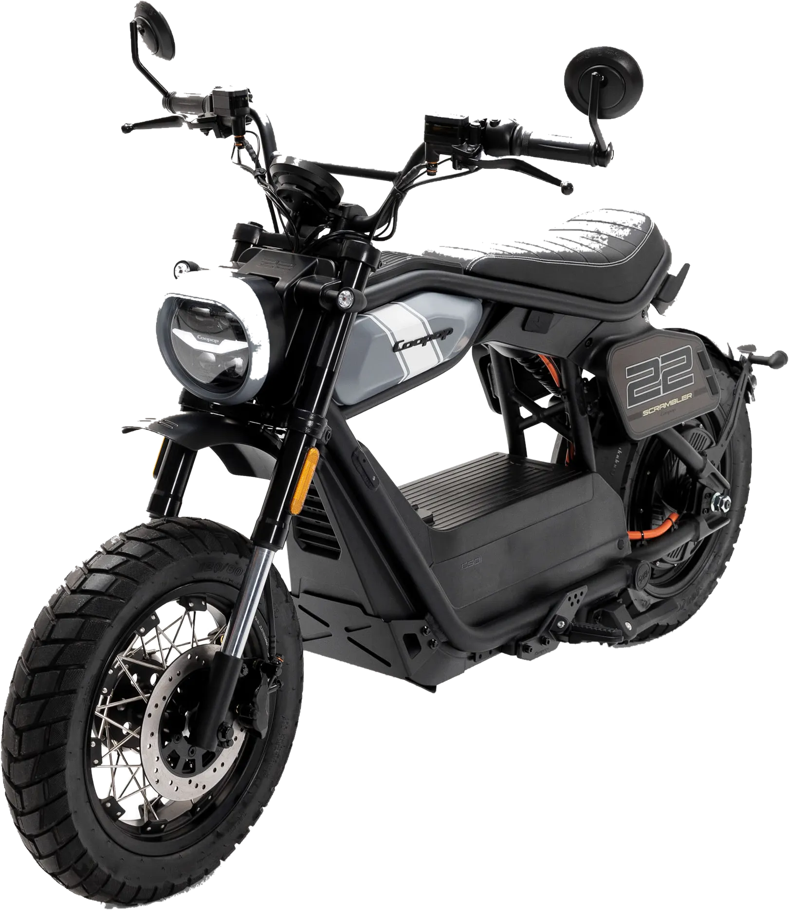 Coopop Scrambler in der Frontansicht